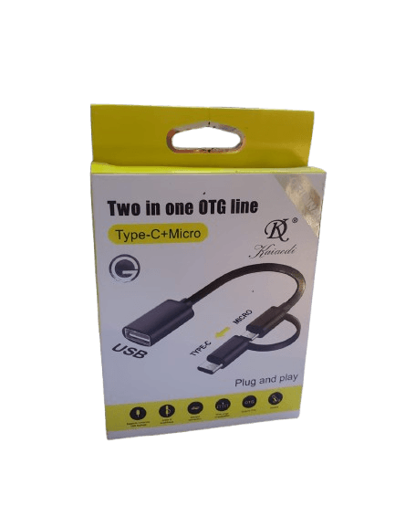 Two in One OTG Line (Type C + Micro)