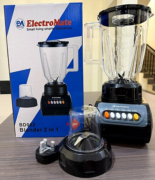 ElectroMate Blender 2 in 1 (BD002)