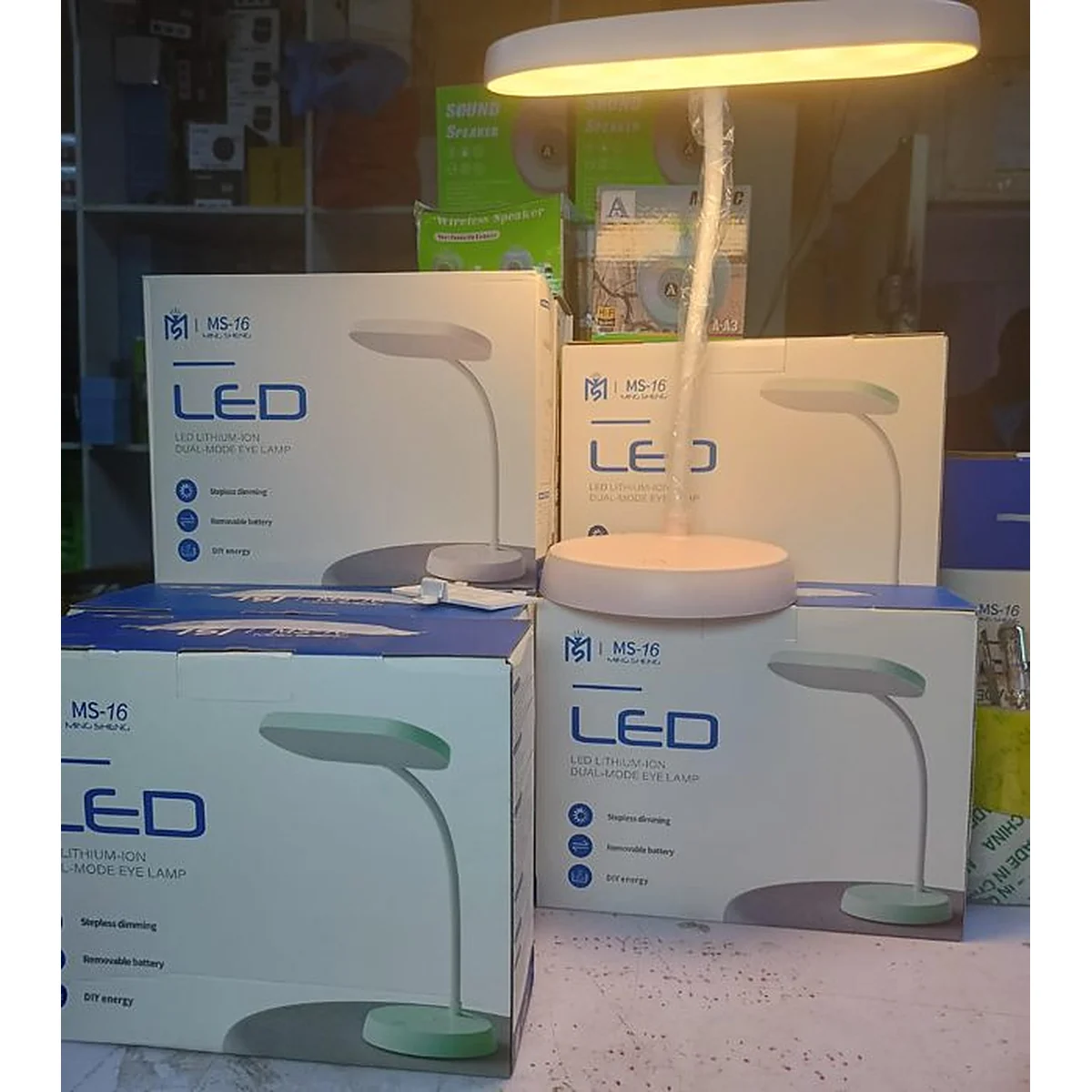 MS-16 LED Rechargeable Desk Reading Light