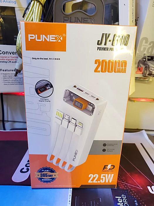Punex JY-610 Power Bank 20000mAh