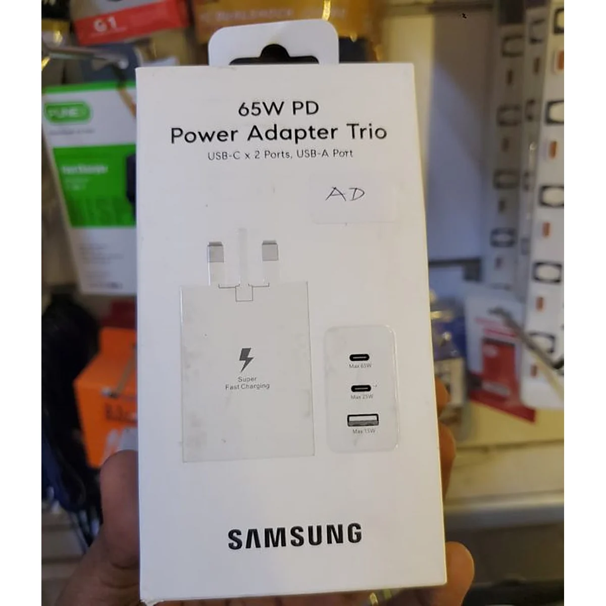 Samsung 65W PD Power Adapter Trio